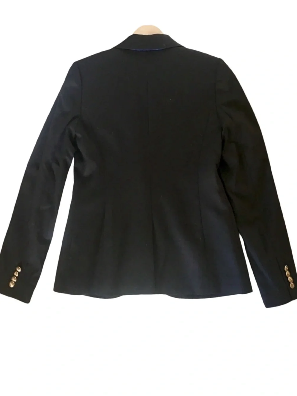 J. Crew Campbell Black Wool Single Button Blazer Size 4 Tall